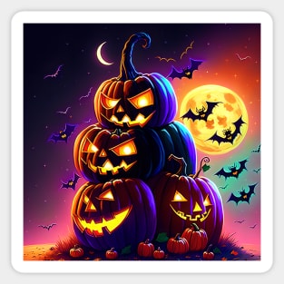 Halloween Pumpkin Sticker